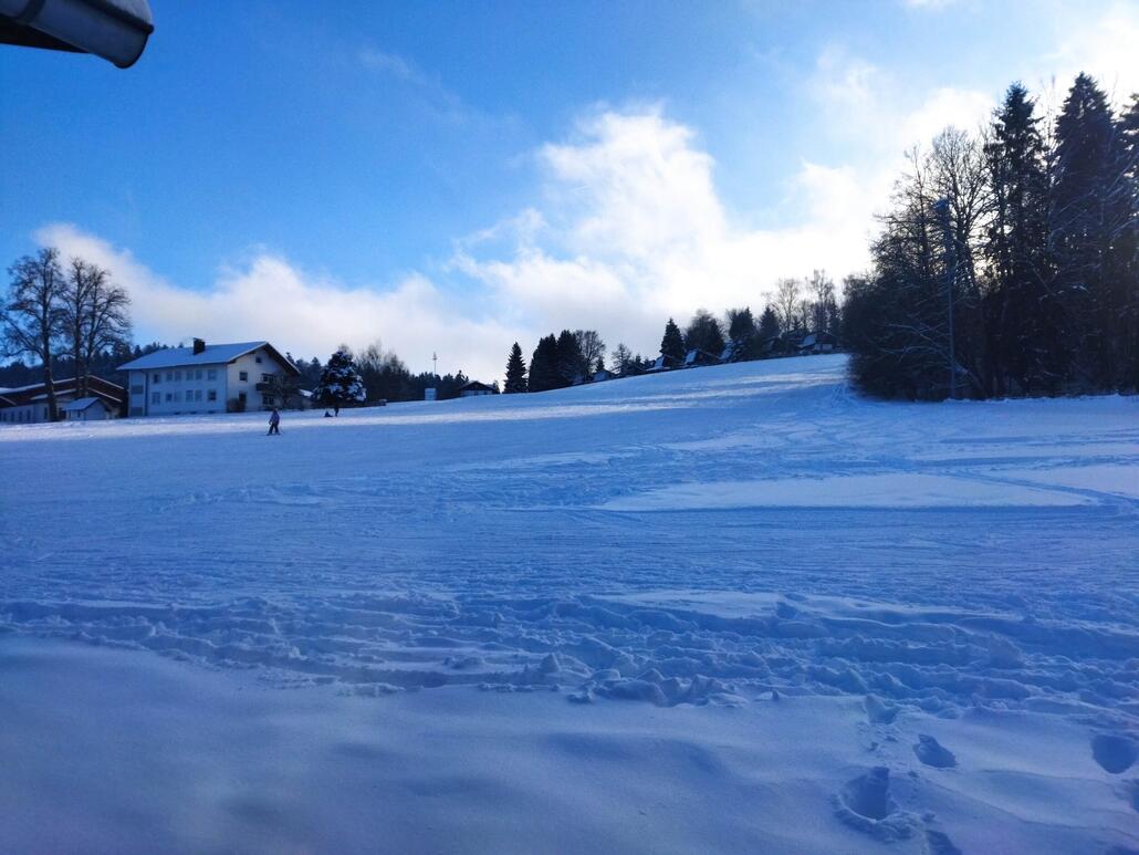 Unterer Pistenabschnitt