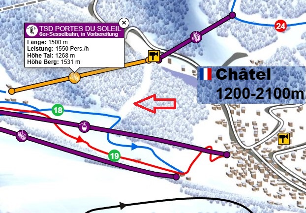 da wo der rote Pfeil ist.