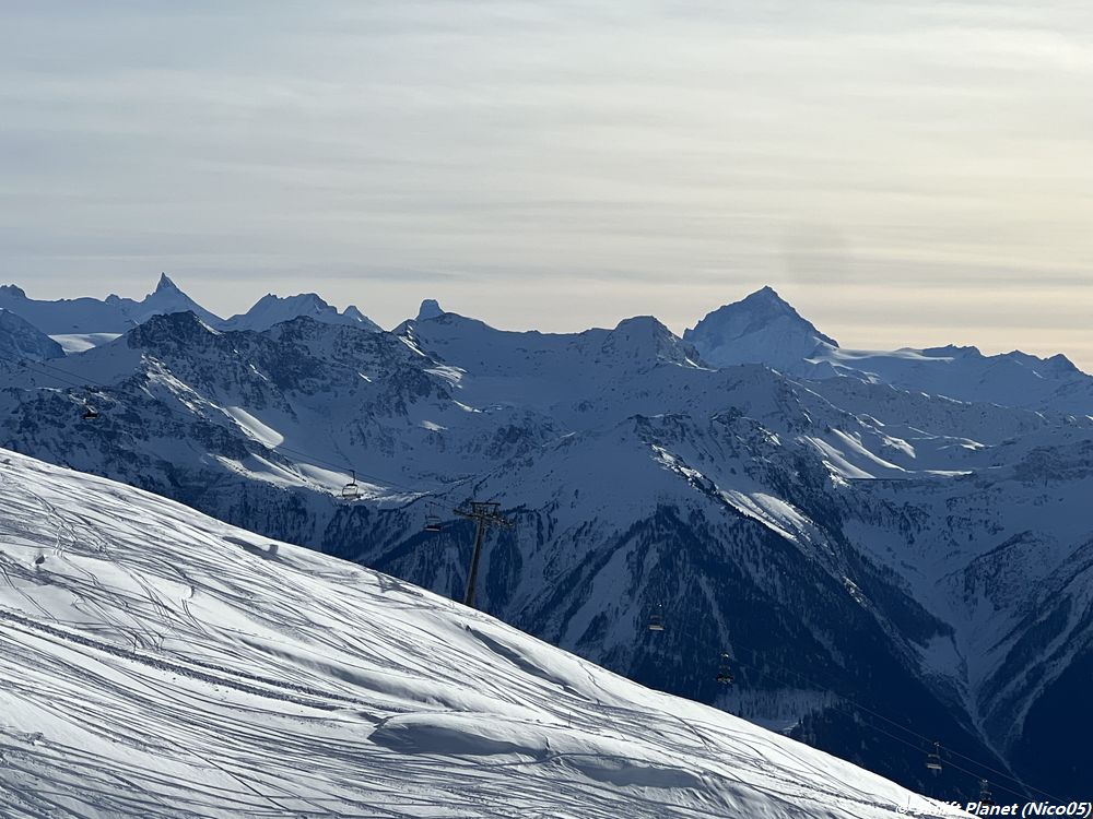 Matterhorn und Dent Blanche