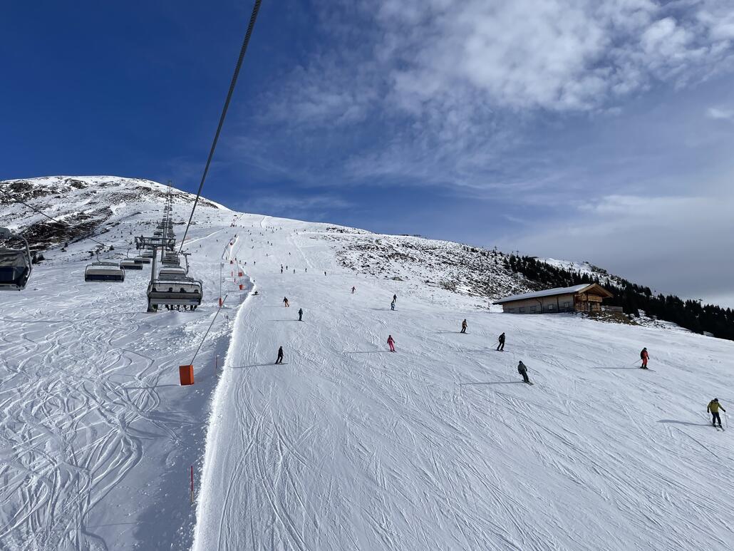 Piste an Heidis Hütte