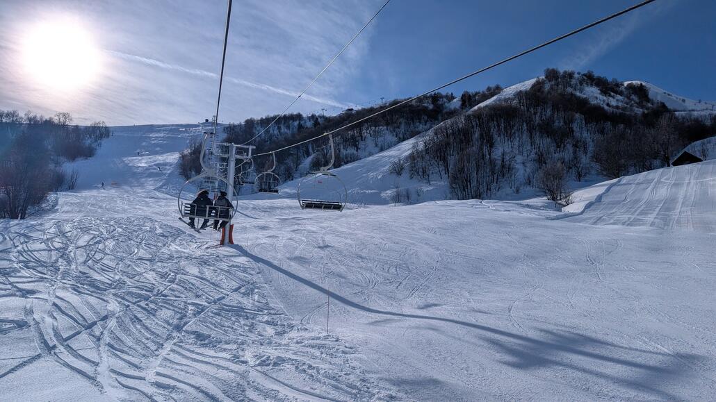 Auf dem Weg nach La Corbier