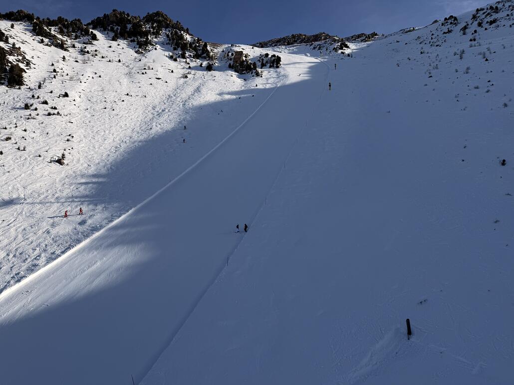 So schön habe ich den oberen Teil in 43 Jahren Nendaz noch nie erlebt. Ok er ist auch erst seit einigen Jahren präpariert.