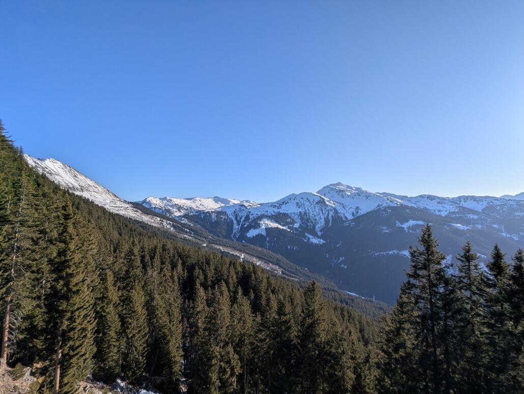 Blick nach Hochfügen
