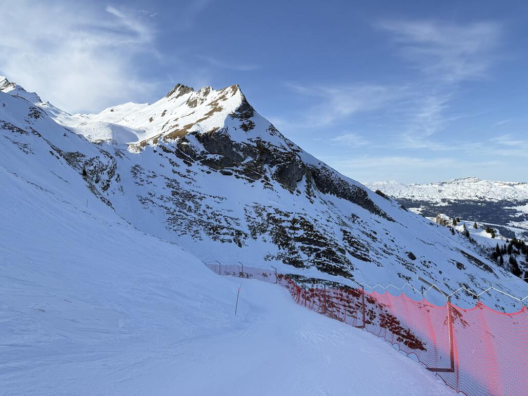 Die schwarze Talabfahrt fängt harmlos an...