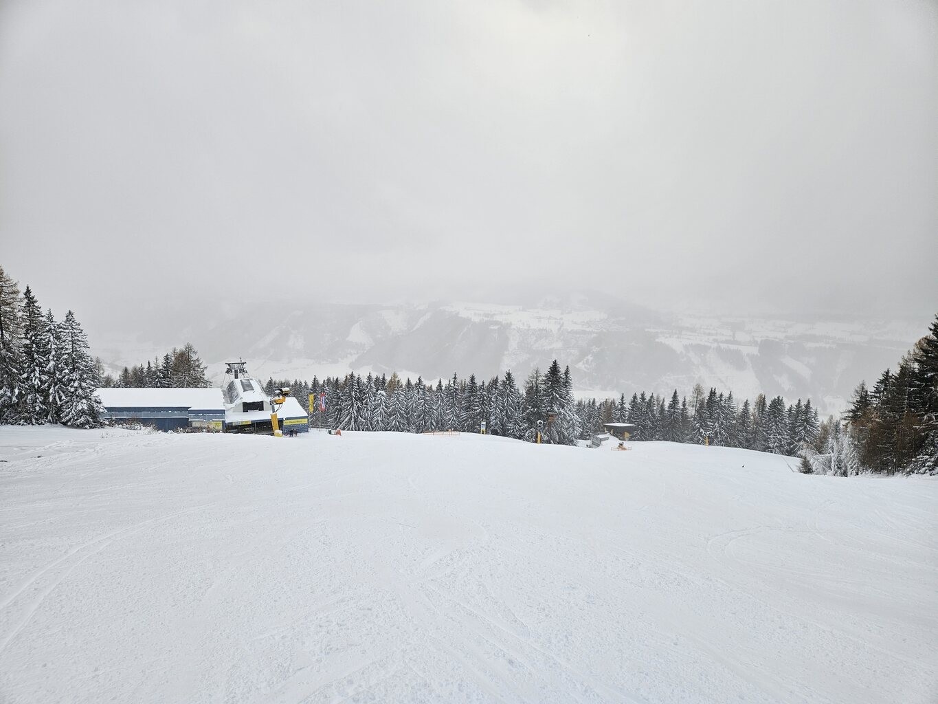 So ganz will ich nicht mit der Gondel runter.