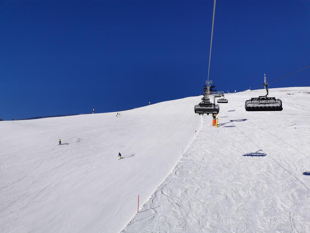 6. Wechsel gleich rüber zum Schattberg. Bernkogel um 10:00 geb ich mir nicht.