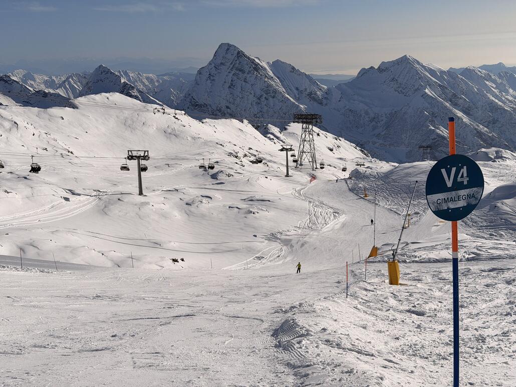 Vom Passo Salati Richtung Alagna