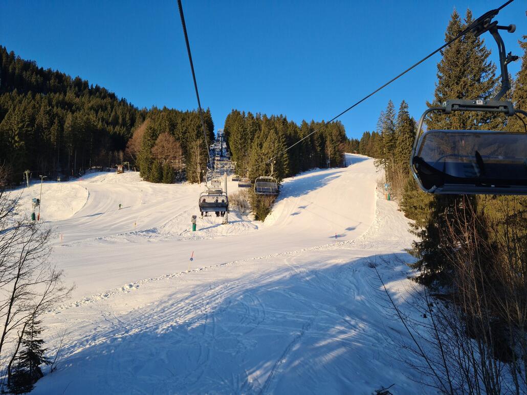 Auffahrt mit der Stümpflingbahn