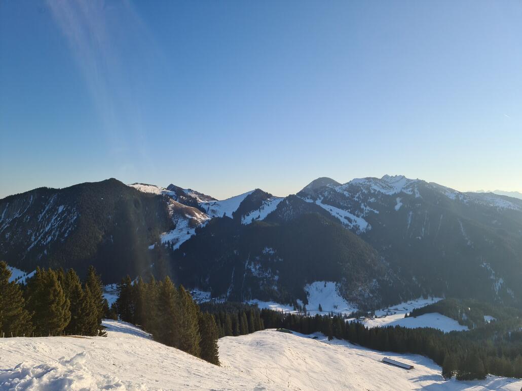 Blick in Richtung ehemaliges Skigebiet Taubenstein