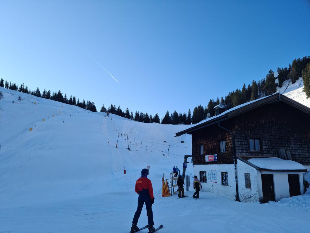 Nordhang komplett von unten