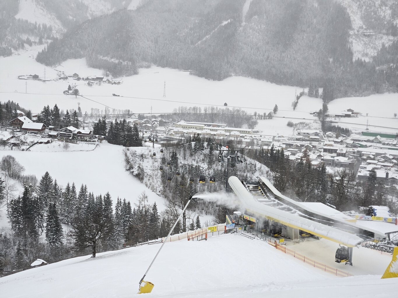 Der mittlerweile hungrige Magen will aber ins Tal.