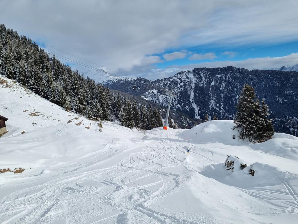 Schöne Variante zur Mittelstation der Pendelbahn