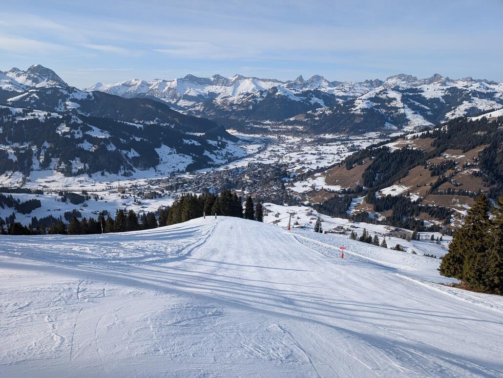 Blick auf Gstaad