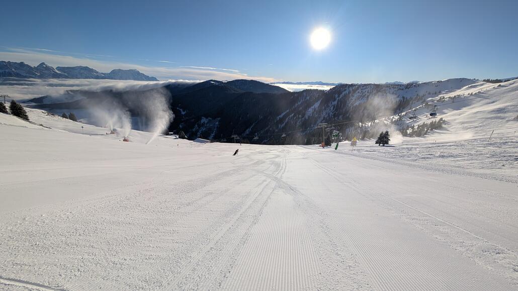 Es geht weiter in Richtung dem Hauptteil nach Saalbach