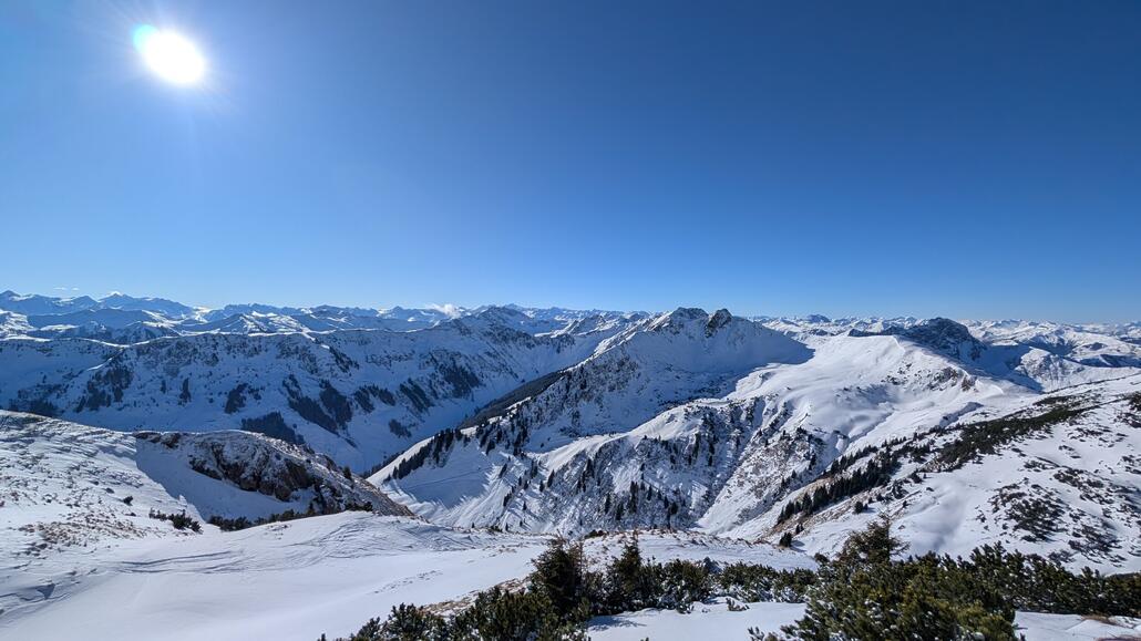Wieder auf dem Rückweg nach Saalbach