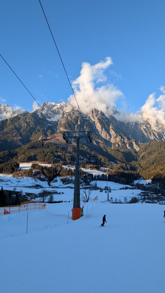 Feierabend um 16:10 Uhr, die letzte Bergfahrt schenken wir uns heute.