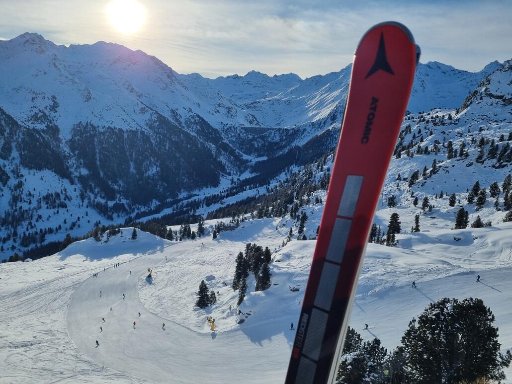 ...bereits um 09.15 muss man bereits auf leerere Fenster auf der Piste achten