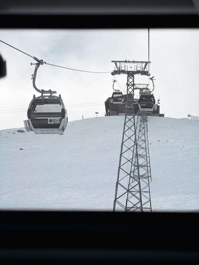 Unerklärlicherweise fahren wir von Fuorcla auf den Masegn.