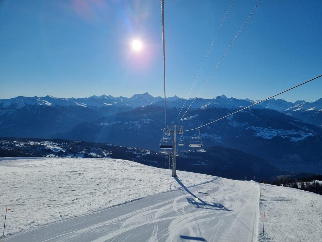 Sehr gutes Wetter und immer wieder cooler Blick